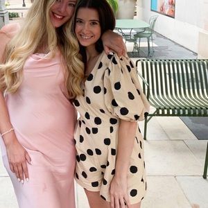 fab’rik Polka Dot Puff Sleeve Romper